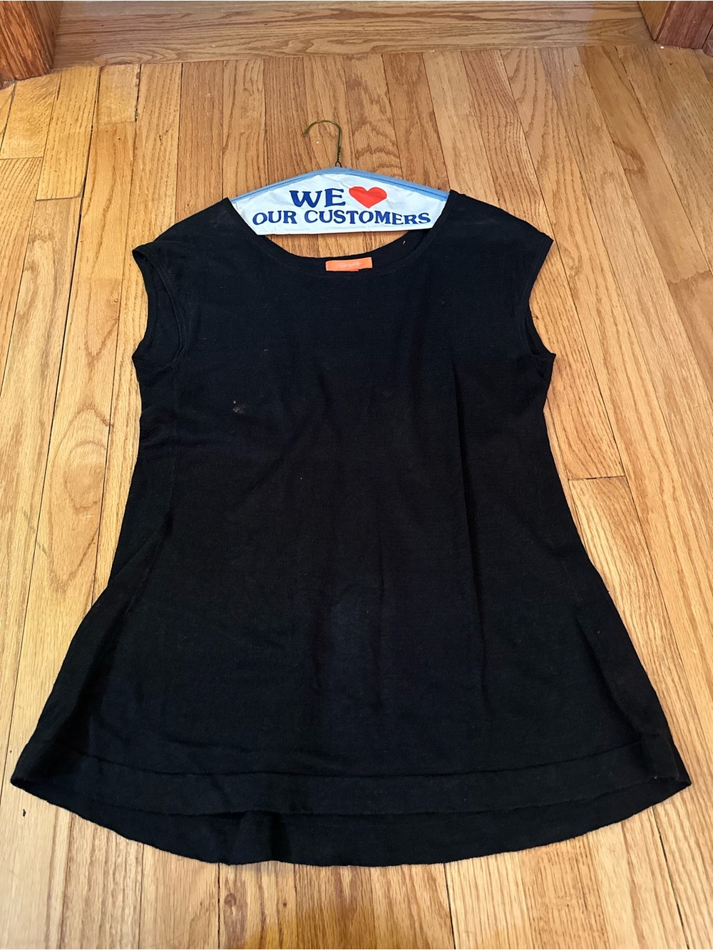Christopher Fischer Linen Black Sleeveless Women’s Top